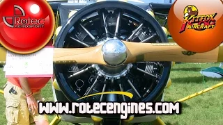 Rotec Radial Engines, Rotec R2800, Rotec R3600 radial engines by Rotec Engines.