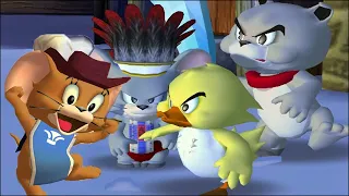 Tom and Jerry in War of the Whiskers Jerry And Nibbles Vs Duckling And Tyke (Master Difficulty)