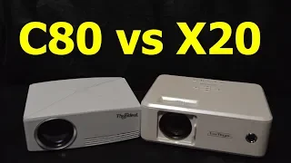 Touyinger X20 vs ThundeaL C80 (Проектор Projector)