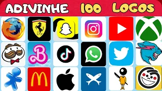 Adivinhe as 100 Logos Famosas / Quiz Das 100 Logos #adivinhealogo
