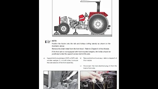 Massey Ferguson 445, 460, 465, 475 Tractor Service Manual