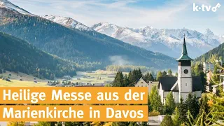 Heilige Messe und eucharistische Anbetung live aus Davos (katholischer Gottesdienst) - 18.04.2024