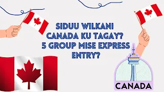 Wareysigii Huseen iyo safar kiisi Canada🇨🇦 | 5 Group Mise Express Entry?