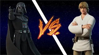 Luke Skywalker vs Darth Vader in Fortnite! (Star Wars)