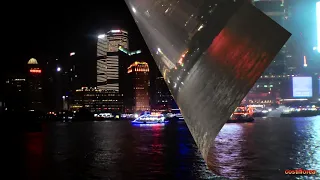Shanghai - Night cruise on Huangpu River - Trip to China part 45 - Full HD travel video