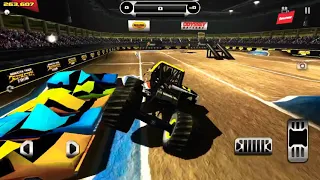 Cool 360 jump on MTD monster trucks