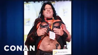 Dean Norris of "Breaking Bad" - Cross-Dresser Extraordinaire | CONAN on TBS