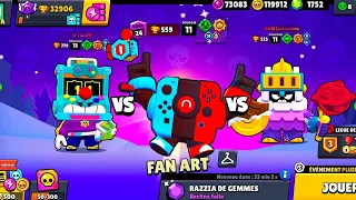 Lequel est le PLUS INCROYABLE ? 😻 (brawl stars battle skin)