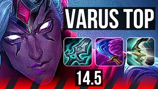 VARUS vs VLAD (TOP) | Comeback, 6 solo kills | KR Master | 14.5