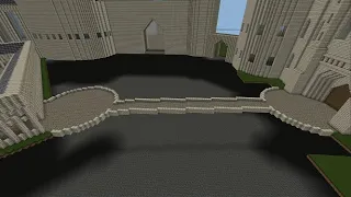 Minecraft Hogwarts das schloss: teil 75 / der Anfang von der brücke zur großen Hale