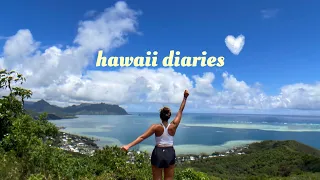 hawaii diaries: coffee shops, hiking, lanikai beach, playing basketball