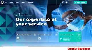 How To Make Hospital Management Website Using Html, Css And Javascript || Web Design || html || Css3