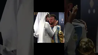 Messi celebration in dressing room Afterwin worldcup trophy #messi #messibestmoments #argentinawin