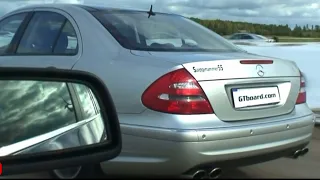 500 HP BMW Alpina  B5 Touring  vs 476 HP Mercedes E55 AMG