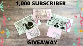 CLOSED *** Thank you to my Subscribers! 1,000 Subscriber Giveaway