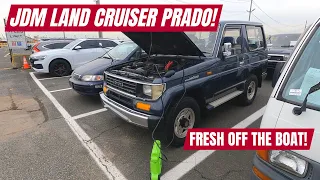 Picking up a JDM 1993 Toyota Land Cruiser Prado From Port Newark!