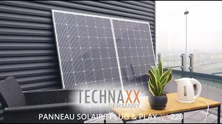 Technaxx Panneau Solaire Plug & Play 600W TX-220 (French)