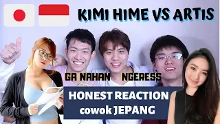 Kimi Hime vs Artis! 😍Reaksi jujur cowok Jepang lihat cewek Indonesia