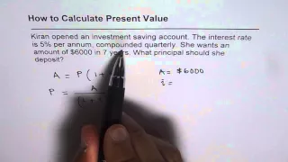 How to Calculate Present Value for Compounding Quarterly