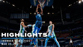 Highlights | Thunder vs Celtics