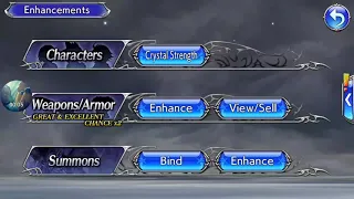 [DFFOO Enhancements] Weapons/Armor Enhance: Selling Limit Break Weapon (4x Power Stone)