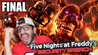 FINAL VERDADERO en Five Nights at Freddy's: Security Breach en Español | ENFRENTO A AFTON | Luky