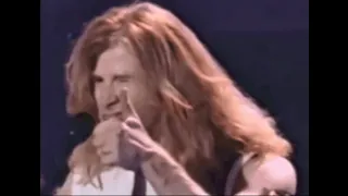 Dave Mustaine talking about "bashing people's brains in" compilation.