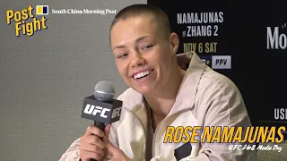 Rose Namajunas says Zhang Weili more dangerous than Carla Esparza | UFC 268 pre-fight interview