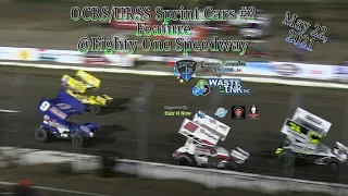 OCRS/URSS Sprint Cars #3, Feature, 81 Speedway, 05/22/21