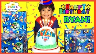 Ryan's 5th Birthday Party Surprise Toys Opening Presents Paw Patrol Egg Surprise Smash Birthday