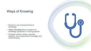 Nursing Metaparadigm & Ways of Knowing