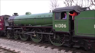 STEAM LOCO BR 61306 MAYFLOWER AT WILLITON WSR IN 2020