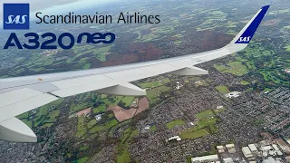 4K SAS Scandinavian A320NEO Economy Class 🇬🇧 London LHR - Oslo OSL 🇳🇴 [FULL FLIGHT REPORT]