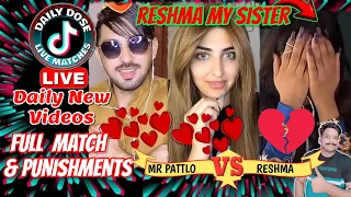 Mr Pattlo & Elma vs Reshma & Lolnope & Shiwany & Mallika | TikTok Live Video | Review & Comments