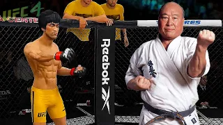 UFC4 | Old Sensei vs. Bruce Lee (EA sports UFC 4) - rematch