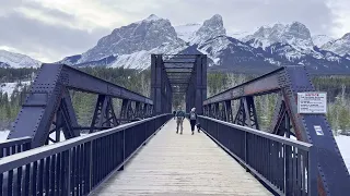 CANMORE Alberta Canada in Winter