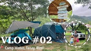 [4K] I Family Car Camping at Camp Hiatus, Tanay, Rizal | River-crossing | Decathlon Arpenaz 4.1 Tent