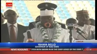 Governor Bello Delivers Inaugural Speech Pt.2