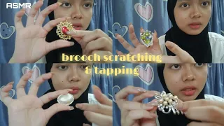 ASMR- brooches scratching & tapping ✨💅🏻