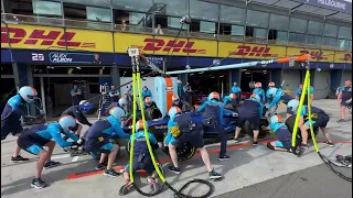 Williams F1 Pitstop Practice | Australian Grand Prix 2023