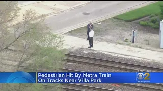 Metra Train Fatally Hits Pedestrian