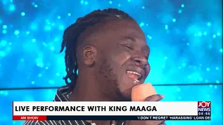 Live performance with King Maaga - AM Showbiz on Joy News (26-11-21)