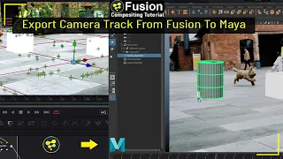 Export Camera Track From Fusion To Maya | Fusion To Maya Camera Export
