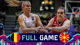 Belgium v North Macedonia | Full Basketball Game | FIBA Women's EuroBasket 2023 Qualifiers