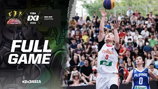 China vs Philippines | Women | Full Game | FIBA 3x3 Asia Cup 2023