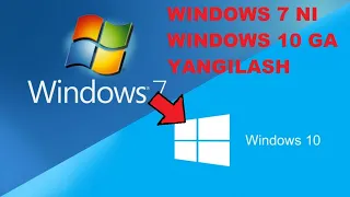 UPGRADE WINDOWS 7 TO WINDOWS 10 | UPDATE WINDOWS 7 @YoshAvlodKanali