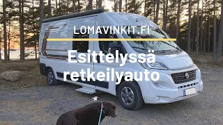 Esittelyssä meidän retkeilyauto