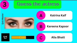 Guess The Bollywood Actress by The eyes ❣️| Actress by Eyes 🥰| #bollywood #actress