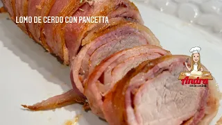 LOMO DE CERDO CON PANCETA😋😋🥓/PORK TENDERLOIN WITH BACON 😋😋🥓