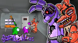 FNAF BONNIE and FOXY vs. AMONG US | Freddy Fazbear’s Pizzeria | Toonz Animation